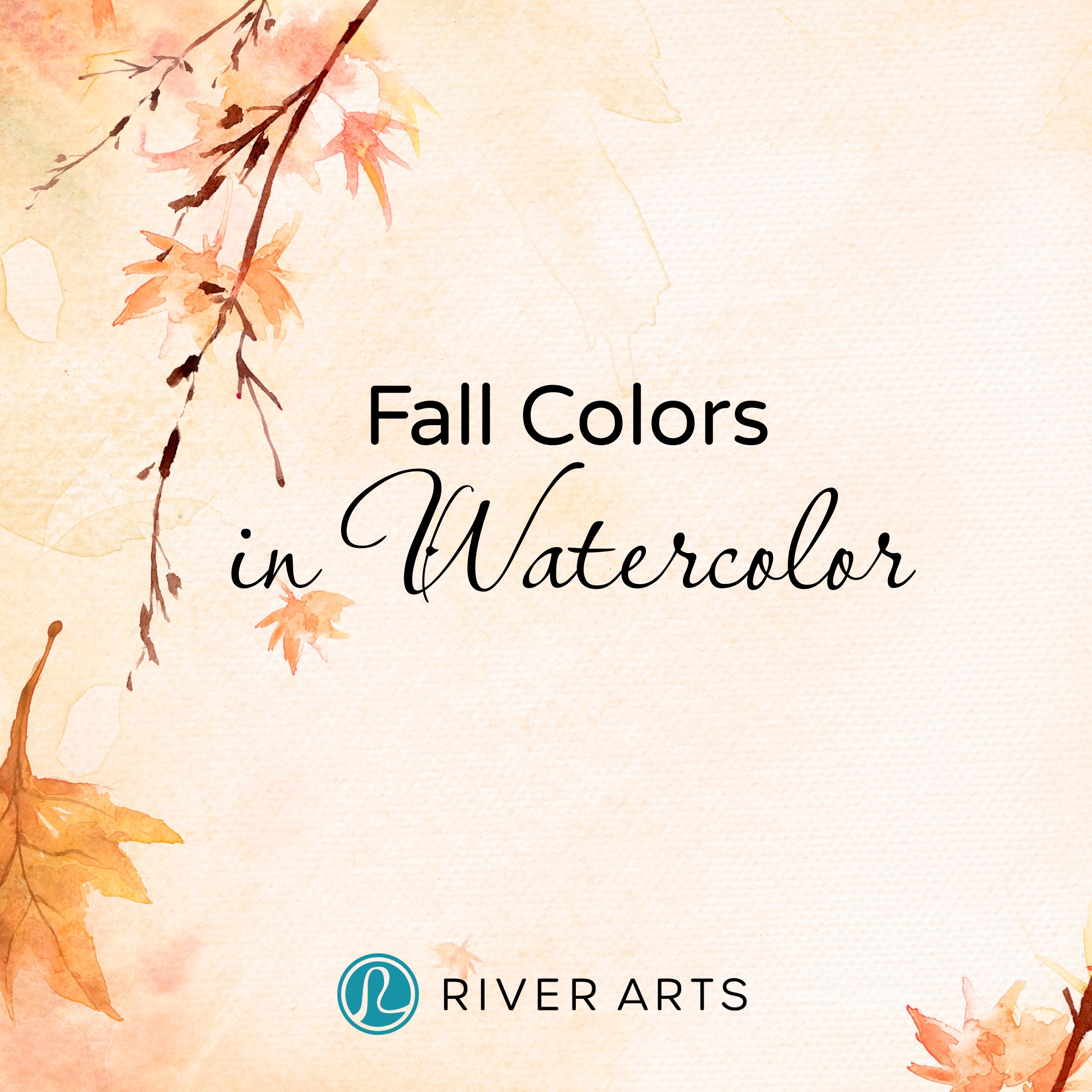Fall Colors in Watercolor - logo